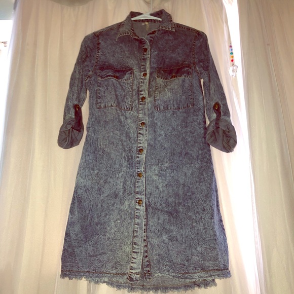 Stonewash mini dress - Picture 1 of 2